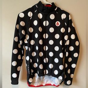 Thermal Polka Dotted Twin Six Cycling Jersey Women’s M